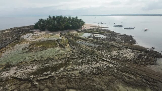 FPV aerial video on guyam island siargao Philippines