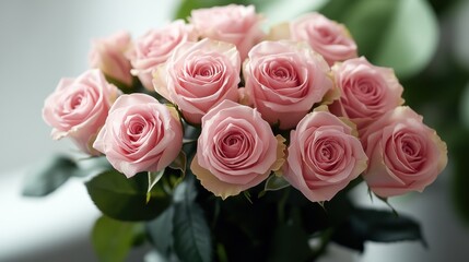 pink roses bouquet