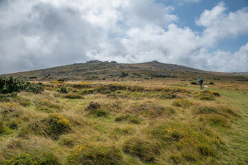 The area surrounding Belstone Tor in Dartmoor National Park, Devon, United Kingdom