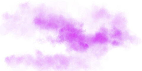 Fantastic pink smoke. Magic smoke. Smog cloud on podium or stage. Fog vapor over ground or water surface, magic haze. PNG.
