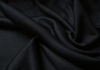 Fototapeta premium wallpaper, black fabric, abstract black background