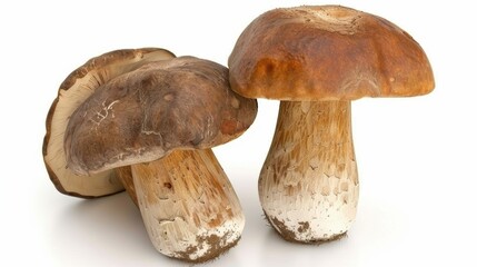 Mushroom captured on a gentle background, awesome natural texture. Background tranquil, mushroom dominant.