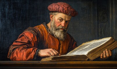 Gutenberg and the Printing Press: A Technological Innovation: A photo of Gutenberg and his printing press, a revolutionary technology that changed the, Generative AI