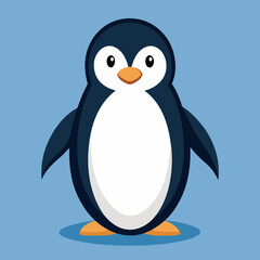 Penguin Vector Art Silhouettes Minimalist and Fun Animal Illustration