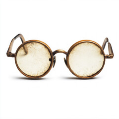 Fototapeta premium Round Spectacles Isolated