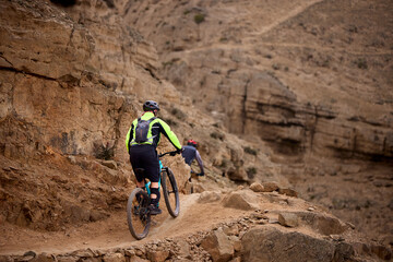 Mountain BIKING  AT el Morro Solar Lima Peru