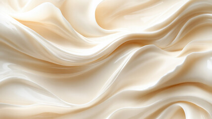 Fototapeta premium Smooth And Soft Gradient Background Blending Shades Of Cream And Light Beige, Evoking A Warm And Comforting Atmosphere Reminiscent Of Vanilla Cream