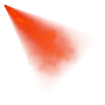 Stage with directional red light and light smoke, neon light, empty stage and studio room with floating smoke. For product demonstrations. PNG.
