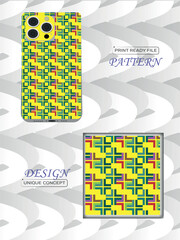 Mobile Back Cover Pattern Design.