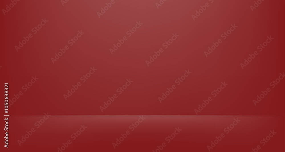 Leinwandbilder Abstract luxury Red background for  web template ,Business report with smooth circle gradient color.