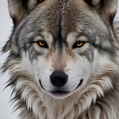 Fototapeta premium gray wolf lupus