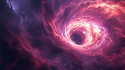 Dark Vortex in the Heart of a Galaxy