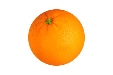 Orange on isolated white background.