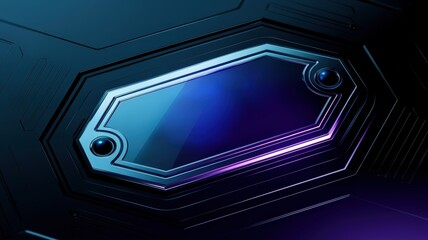 Futuristic interface with vibrant colors and sleek design, ideal for digital backgrounds.