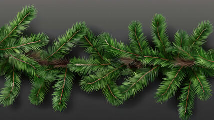 Obraz premium christmas tree branches