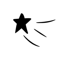 Handdrawn Rising Star Icon