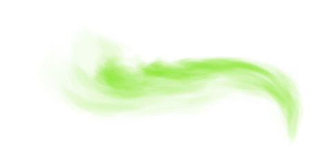 Green fog or smoke. Green smog clouds on floor. Cigarette smoke. Morning fog over land or water surface. Magic haze. Cloud, smoke, fog. PNG.
