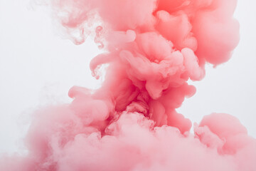 Fototapeta premium abstract pink smoke cloud background