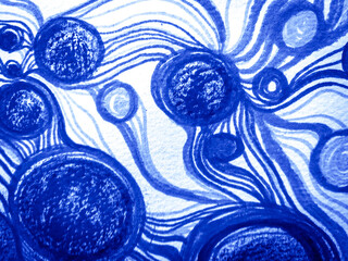 Virus Cell Images. Aquamarine Immunity Cancer. Virus Germs. Blue Cancer Germs. Real Molecule. Aqua...