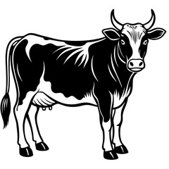 cow vector art is cow