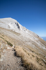 Hiking to Vihren Peak in Pirin National Park close to Bansko, Bulgaria