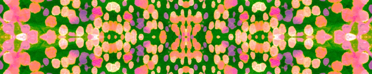 Tie Dye Dots. Mint Seamless Stripe Wallpaper.