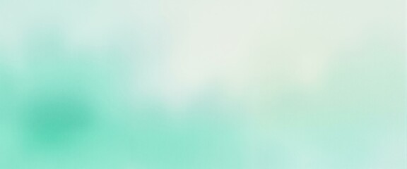 Fototapeta premium Soft Mint Green Blurred Background, Peaceful and Serene Atmosphere for Relaxation and Spa Concept.