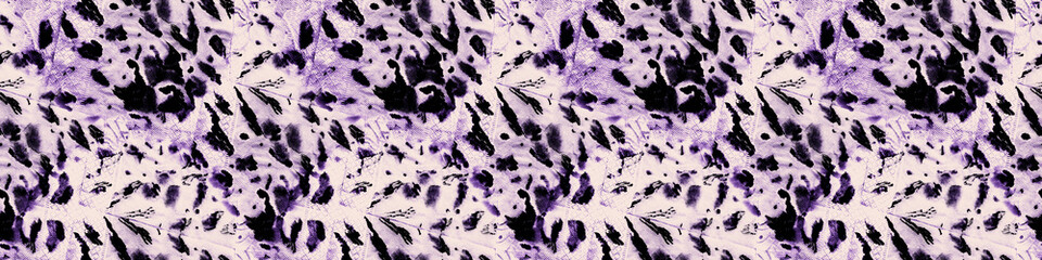 Watercolour Camouflage. White Exotic Animal Background. Purple Texture Leopard Pattern. Hand Painted Watercolor. Seamless Print. Violet Leopard Printed.