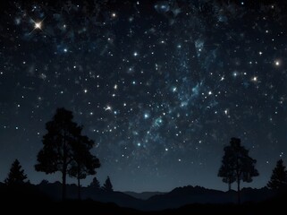 Fototapeta premium night sky with stars