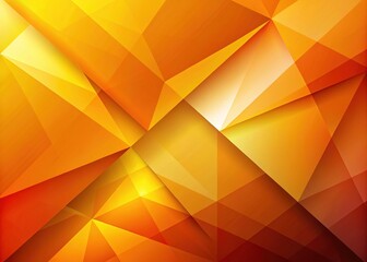 Obraz premium Vibrant Orange & Yellow Geometric Background with Folded Layers