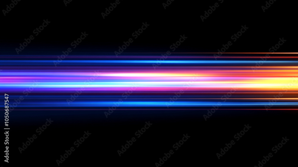 Poster dynamic data speed lines in a dark background symbolize technology and connectivity, representing th