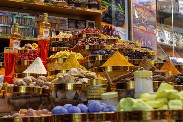 Spice market in Dubai City, United Arab Emirates