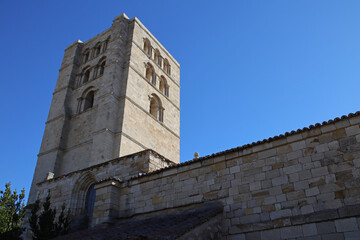 medieval cathedral in zamora in spain 