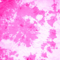 Fototapeta premium Watercolor Spiral. Bright Hippy Vintage. Pink Dye