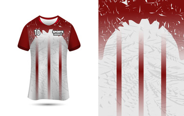 Sports jersey design template for Football, Soccer, Running, and Racing. Customizable Jersey Background for Sublimation Printing
