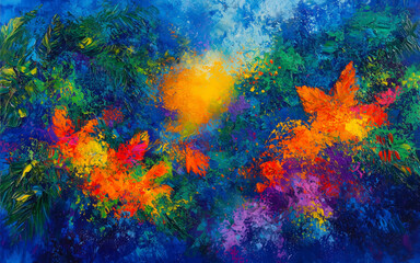 An AI-generated artwork displayed in a gallery, blurring the lines between human creativity and machine intelligence, sparking discussions about the role of AI in the art world.