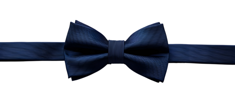 blue bow tie isolated png on a transparent background