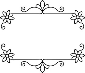 Decorative vintage calligraphic frames and borders, design. element design, frame, border