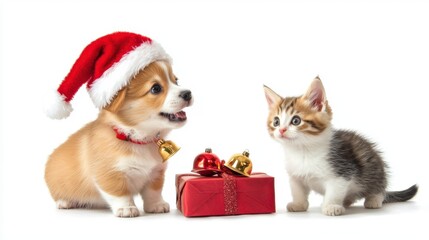 Festive Pets with Christmas Bells