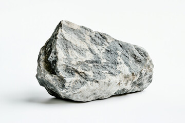 Fototapeta premium isolated rock on a white background 