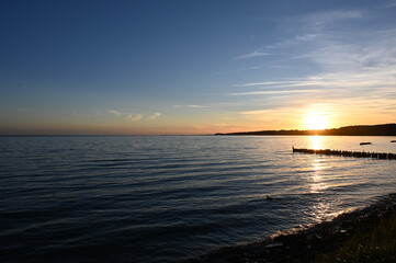 Abend am Stettiner Haff bei Kamminke