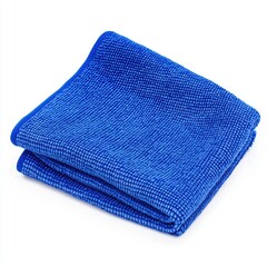 A microfiber cloth folded neatly, symbolizing cleaning and household maintenance tools
