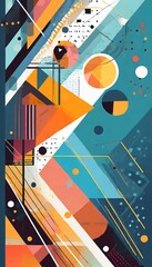 Abstract colorful vertical background	 
