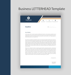 Modern Business letterhead template design