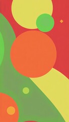 Abstract colorful shapes background