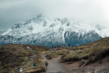Landscape in Torres del Paine National Park - Chile - Patagonia