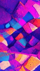 Abstract colorful geometric shapes background	