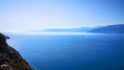 Greece, Nafplion. View from Palamidi fortress.