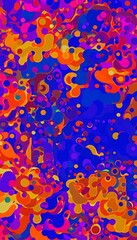 Abstract flat colorful geometric shapes background