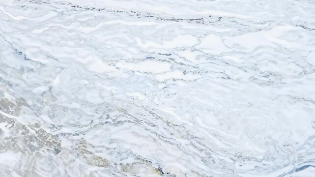 Highresolution macro footage luxury white marble stone texture slow panning camera motion deep focus blur creating stunning 4K video background use highend projects design presentations ceramic